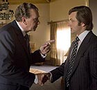 Frank Langella and Michael Sheen in Frost/Nixon