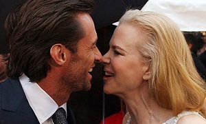 Hugh Jackman and Nicole Kidman at the world premiere of Australia