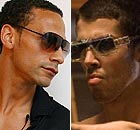 Rio Ferdinand and a scene from RocknRolla