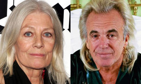 Vanessa Redgrave and Peter Stringfellow