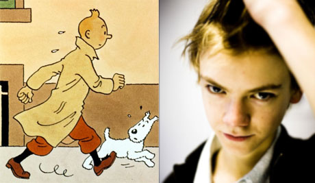 thomas sangster. Tintin and Thomas Sangster