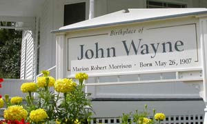 The John Wayne birthplace