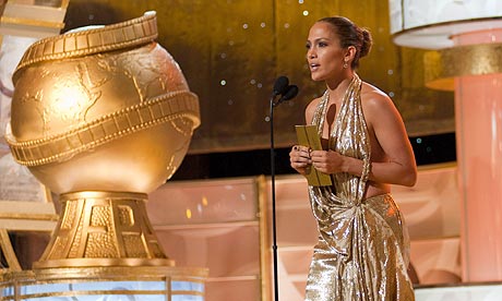 Jennifer Lopez presenting an award at 