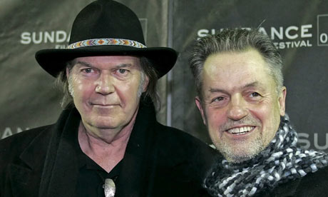 Neil Young and Jonathan Demme at the Heart of Gold premiere, Sundance 2006