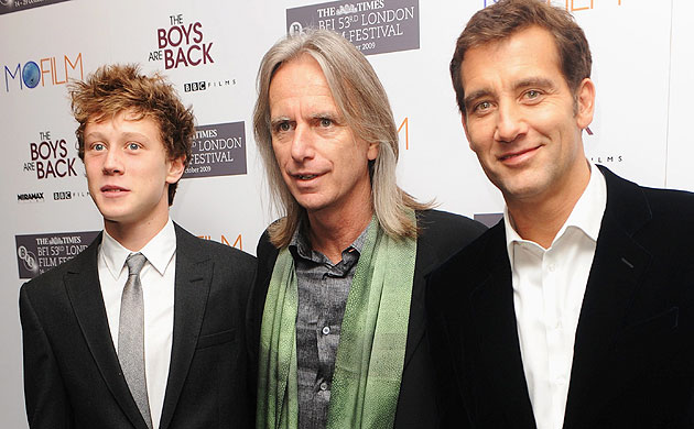 London film festival: George MacKay, Scott Hicks and Clive Owen at premiere of The Boys Are Back