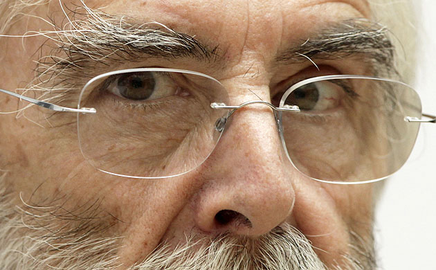 London film festival: Michael Haneke at the London film festival photocall for The White Ribbon