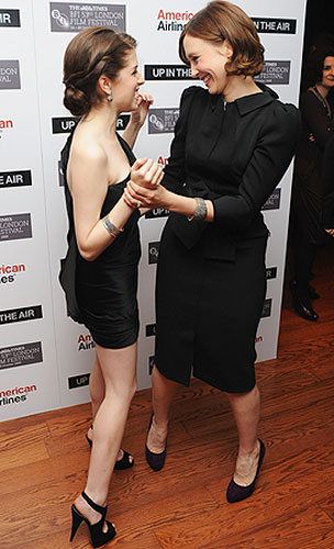 London film festival: Up in the Air actors Anna Kendrick and Vera Farmiga at the LFF premiere