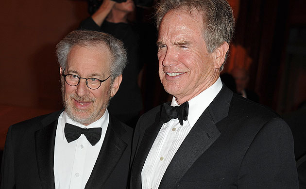 Lauren Bacall: Steven Spielberg and Warren Beatty at the 2009 Governors awards