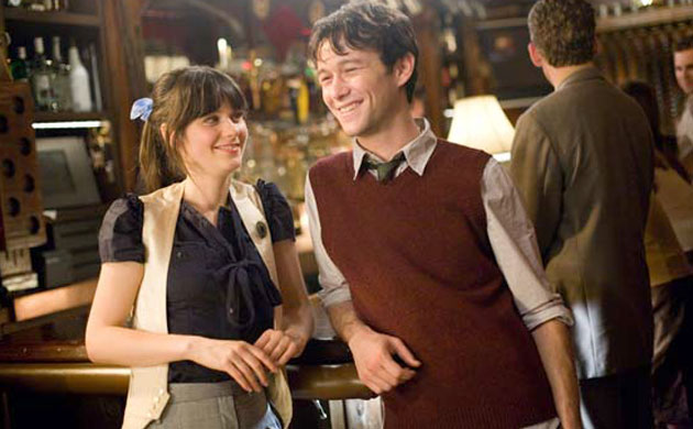 Golden Globes 2010 noms: Zooey Deschanel and Joseph Gordon-Levitt in 500 Days of Summer