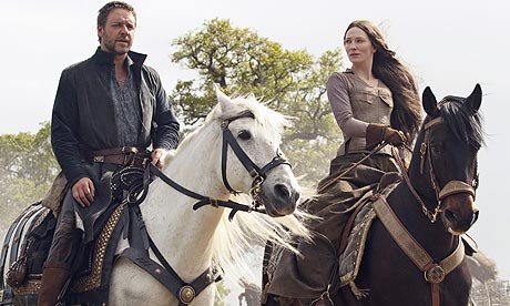 Russell Crowe and Cate Blanchett in Robin Hood Russell Crowe and Cate Blanchett in Robin Hood