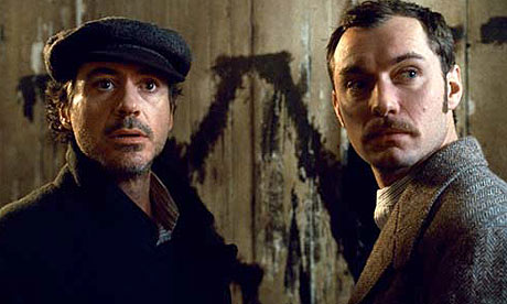 Robert Downey Jr and Jude Law in Sherlock Holmes