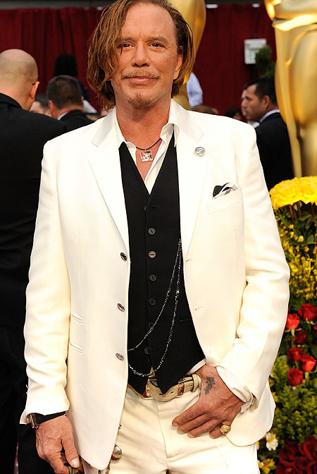 Mickey Rourke at the 2009 Oscars
