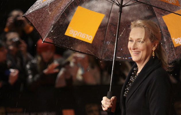 Meryl Streep at the Baftas 2009