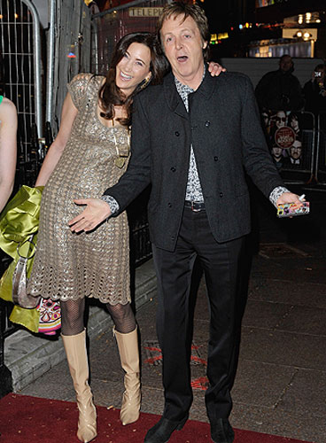 The Boat That Rocked: Paul McCartney and Nancy Shevell at the premiere of The Boat That Rocked