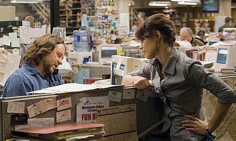 Russell Crowe and Rachel McAdams in State of Play
