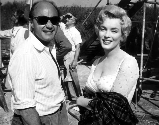Jack Cardiff and Marilyn Monroe