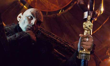 Star Trek's Eric Bana with an Oscar
