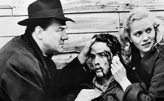 Karl Malden 1912-2009: Karl Malden, Marlon Brando and Eva Marie Saint in On the Waterfront