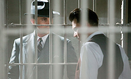 Christian Bale and Johnny Depp in Public Enemies