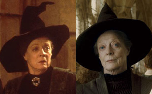Harry Potter's Maggie Smith in 2000 and 2009