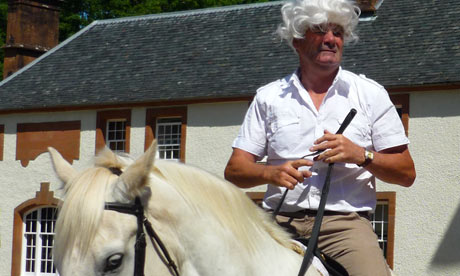 Action Diana: the remake of Darling! filmed on Bute