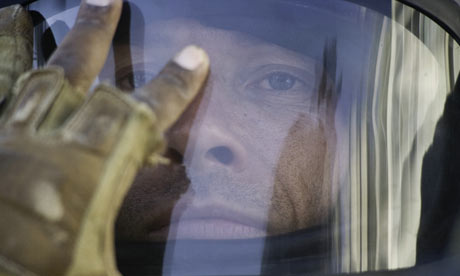 A soldier in The Hurt Locker