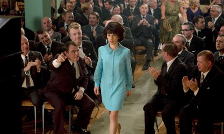 Sally Hawkins runs the gauntlet in Made in Dagenham.