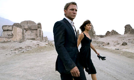 Daniel Craig and Olga Kurylenko in MGM's Quantum of Solace (2008)