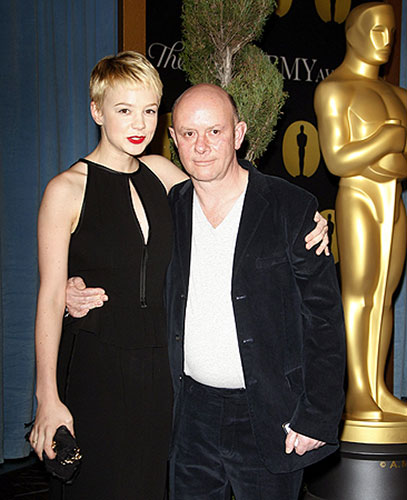 Oscar nominees 2010: Carey Mulligan and Nick Hornby at the 2010 Oscar nominees lunch