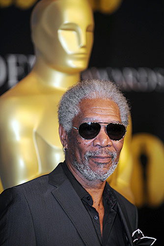 Oscar nominees 2010: Morgan Freeman at the 2010 Oscar nominees lunch