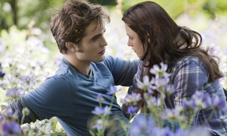 Robert Pattinson and Kristen Stewart in The Twilight Saga: Eclipse