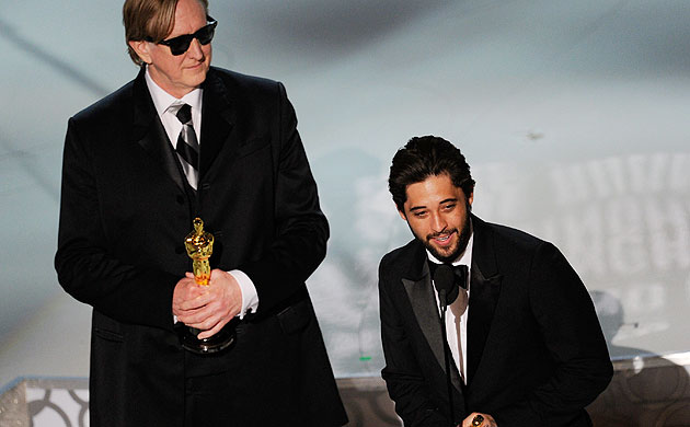 Oscars 2010 winners: T-Bone Burnett and Ryan Bingham with best song Oscar for The Weary Kind