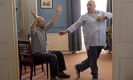 Richard Schiff and Omid Djalili in The Infidel