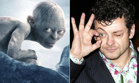 Gollum, played by Andy Serkis