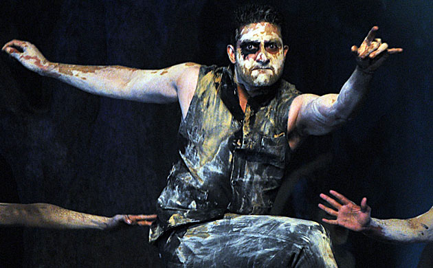 Bollywood actor Abhishek Bachchan at the launch of Raavan in Mumbai 