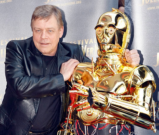 Mark Hamill at a screening of The Empire Strikes Back at the Jules Verne festival in Paris