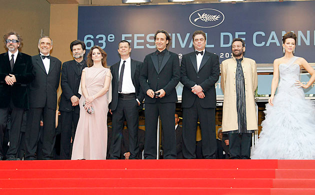 Cannes 2010 jury members at the opening ceremony