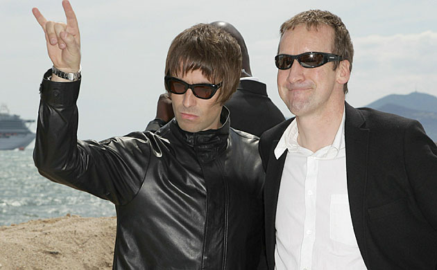 Cannes 2010 day 3 : Liam Gallagher and Andrew Eaton at photocall for The Longest Cocktail Party