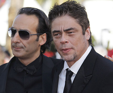 Cannes 2010 day 7: Cannes jury members Alexandre Desplat and Benicio del Toro at Biutiful