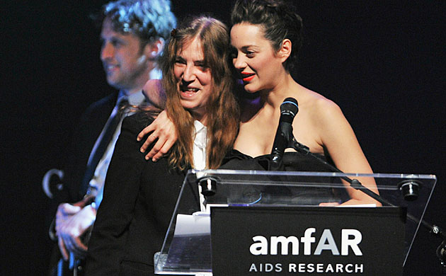 Cannes festival day 10: Patti Smith and Marion Cottilard at Amfar's Cinema Against Aids gala