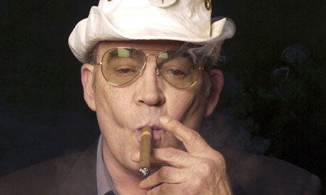 hunter s thompson. Hunter S Thompson at home in