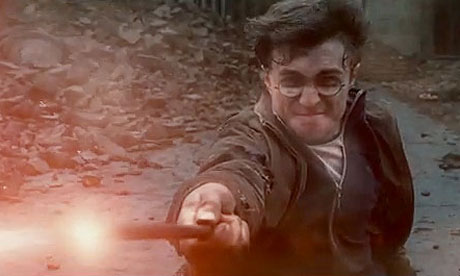 A screengrab from the Harry Potter and the Deathly Hallows trailer