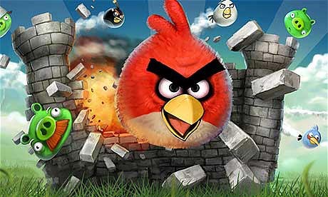 Flying into a rage … Angry Birds, which will soon be an actual real film