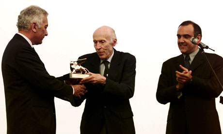 Alberto Barbera (right) during his previous stint as Venice film festival boss.