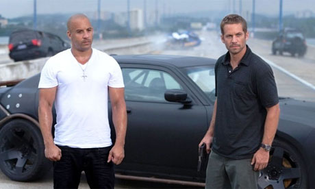 The car's the star Vin Diesel and Paul Walker in Fast Five 2011 