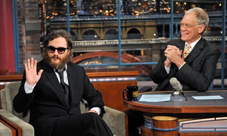 Joaquin Phoenix's in-character interview with David Letterman in 2009
