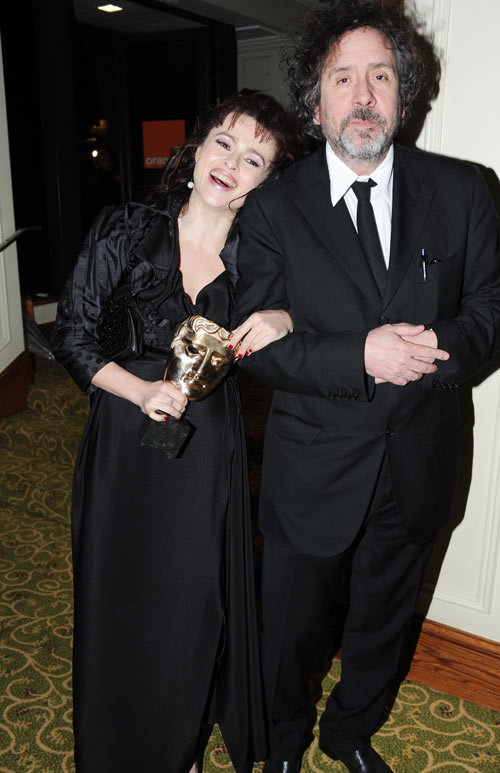 Bafta 2011: Helena Bonham Carter with husband Tim Burton