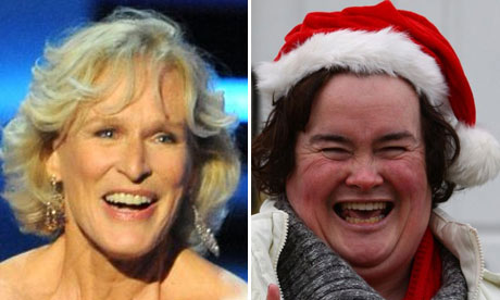 Glenn Close and Susan Boyle