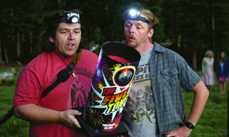 Nick Frost and Simon Pegg in Paul, 2011