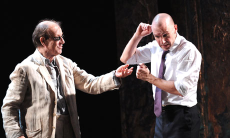 Alan Howard and Ralph Fiennes in Oedipus, National Theatre 2008